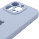 Чохол Silicone Case Full Camera Protective (AA) для Apple iPhone 14 Pro Max (6.7") Блакитний / Lilac Blue
