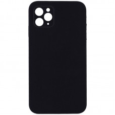Silicone Case Square Full Camera Protective (AA) NOLOGO для Apple iPhone 11 Pro (5.8") Чорний / Black