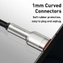 Дата кабель Baseus Cafule Metal Data USB to Type-C 66W (1m) (CAKF00010) Black