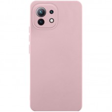 Чохол Silicone Cover Lakshmi Full Camera (AA) для Xiaomi Mi 11 Lite Рожевий / Pink Sand