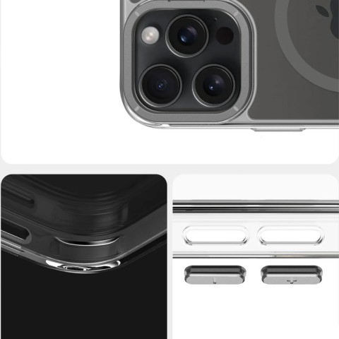 Чохол TPU Space Case Apex with MagSafe для Apple iPhone 16 Pro (6.3") Grey