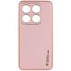 Шкіряний чохол Xshield для Xiaomi 14 Pro Рожевий / Pink