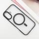 TPU+PC чохол Blueo Skin Friendly Frosted with MagSafe для Apple iPhone 16 (6.1") Чорний