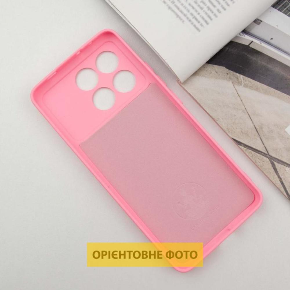 Чохол TPU GETMAN Liquid Silk Full Camera для Xiaomi Poco X6 / Note 13 Pro 5G Рожевий / Pink