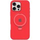 Чохол Silicone Case Full Protective with Ring для Apple iPhone 16 Pro (6.3") Red