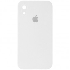 Чохол Silicone Case Square Full Camera Protective (AA) для Apple iPhone XR (6.1") Білий / White