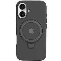 Чохол Silicone Case Full Protective with Ring для Apple iPhone 16 Plus (6.7") Black
