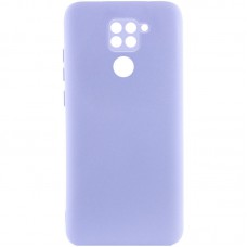 Чохол Silicone Cover Lakshmi Full Camera (AA) для Xiaomi Redmi Note 9 / Redmi 10X Бузковий / Dasheen