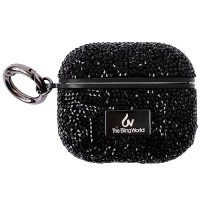 TPU чохол Bling World Rock Diamond для навушників AirPods 3 Чорний