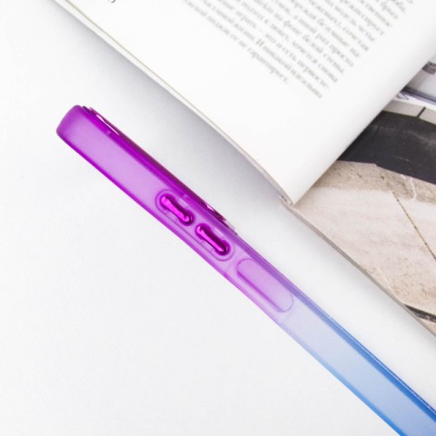 Чохол TPU+PC Fresh sip series для Xiaomi Redmi Note 12 4G Синій / Фіолетовий