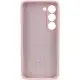 Чохол Silicone Cover Lakshmi Full Camera (AAA) для Samsung Galaxy S22 Рожевий / Pink Sand