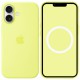 Чохол Silicone case (AAA) with Magsafe and Animation для Apple iPhone 17 (6.3") Neon Yellow