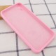 Чохол Silicone Case Square Full Camera Protective (AA) для Apple iPhone X / XS (5.8") Рожевий / Light pink