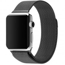 Ремінець Milanese Loop Design для Apple watch 42mm/44mm/45mm/49mm Space grey