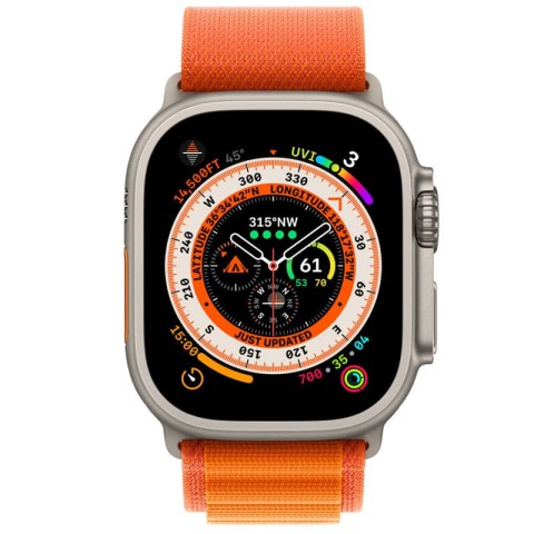 Ремінець Alpine Loop для Apple Watch 42(ser.1-3)/44/45/46/49mm (m/l) Помаранчевий / Orange