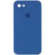 Чохол Silicone Case Square Full Camera Protective (AA) для Apple iPhone 6/6s (4.7") Синій / Navy blue