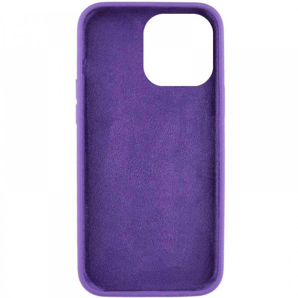 Чохол Silicone Case Full Protective (AA) NO LOGO для Apple iPhone 16 Pro Max (6.9") Фіолетовий / Amethyst