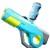 Водяний акумуляторний автомат Water Gun 8002C (600ml) with lithium battery Blue / Yellow