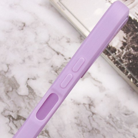 Силіконовий чохол Candy Full Camera для Oppo A78 4G Бузковий / Dasheen