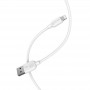 Дата кабель Borofone BX14 USB to Lightning (1m) Білий