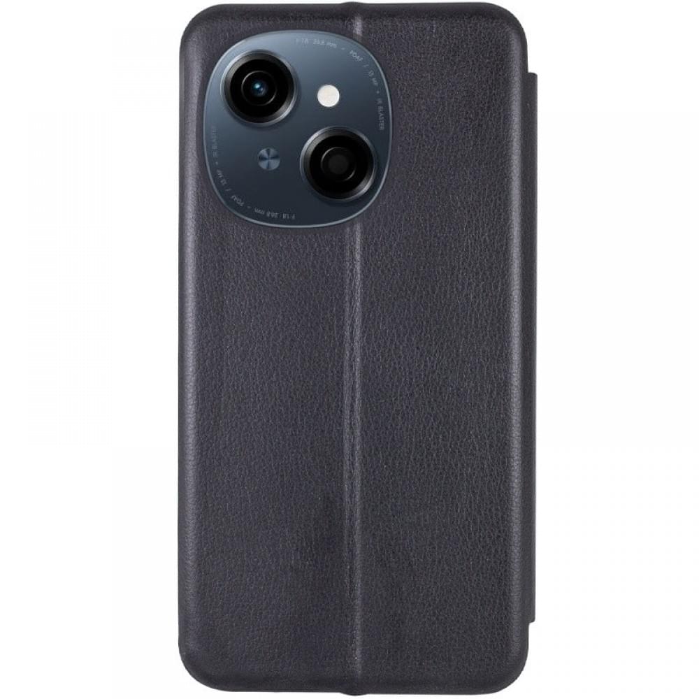 Шкіряний чохол-книжка Classy для TECNO Spark Go 1 (KL4) / Spark Go 2025 Чорний