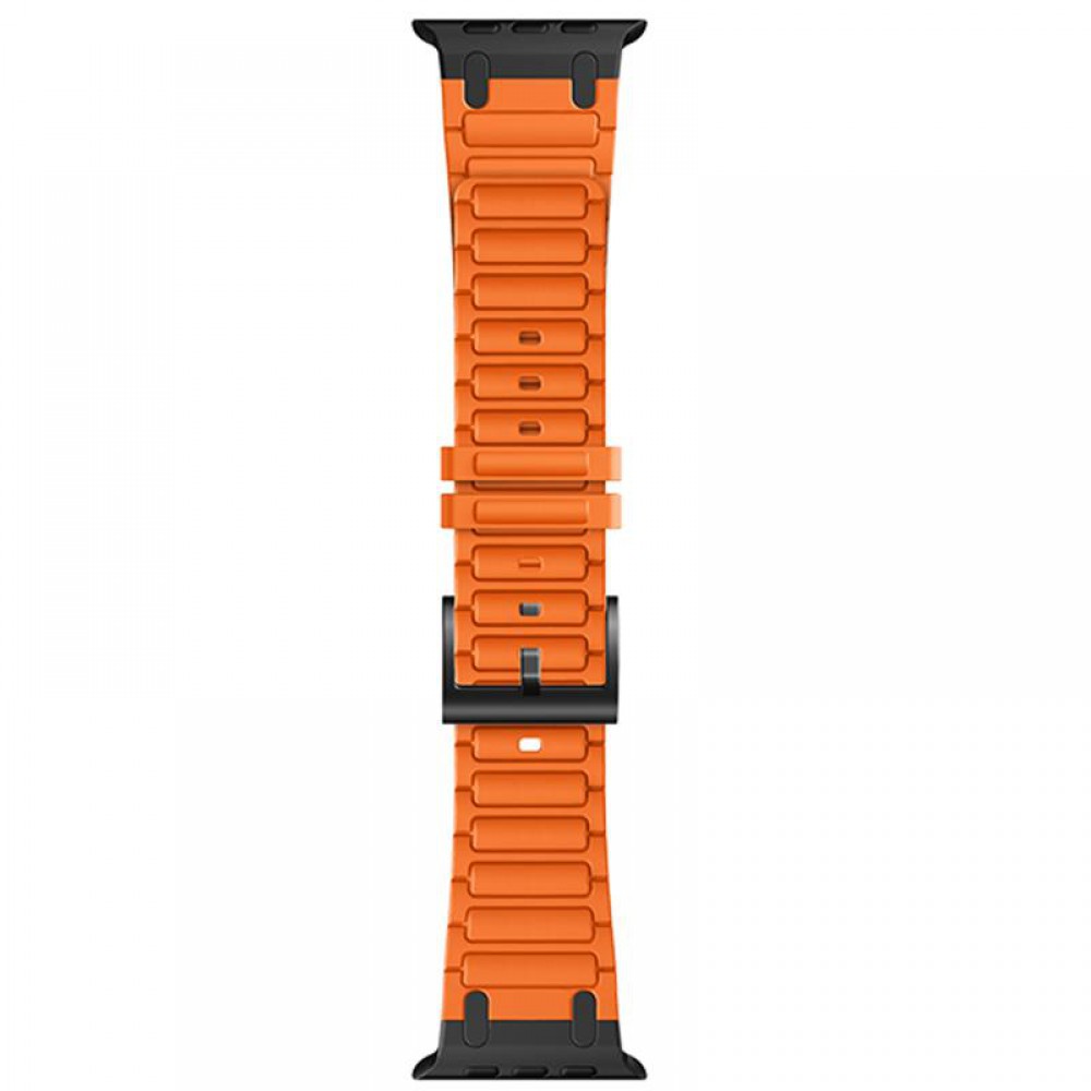 Ремінець Hoco WA35 Emir series thickened silicone strap для Apple watch 38/40/41mm Orange