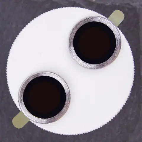 Захисне скло Metal Classic на камеру (у упак.) для Apple iPhone 15 (6.1") / 15 Plus (6.7") Срібний / Silver