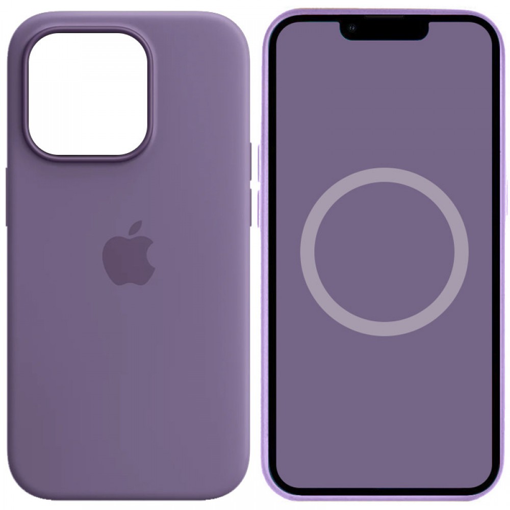 Чехол Silicone case (AAA) full with Magsafe and Animation для Apple iPhone 14 Pro (6.1")