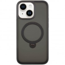 TPU+PC чехол Metal Buttons with MagSafe Colorful HQ Ring для Apple iPhone 14 / 13 (6.1")