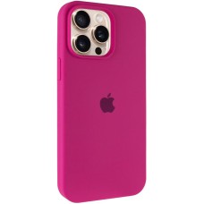 Чохол Silicone Case Full Protective (AA) для Apple iPhone 14 Pro (6.1") Малиновий / Dragon Fruit