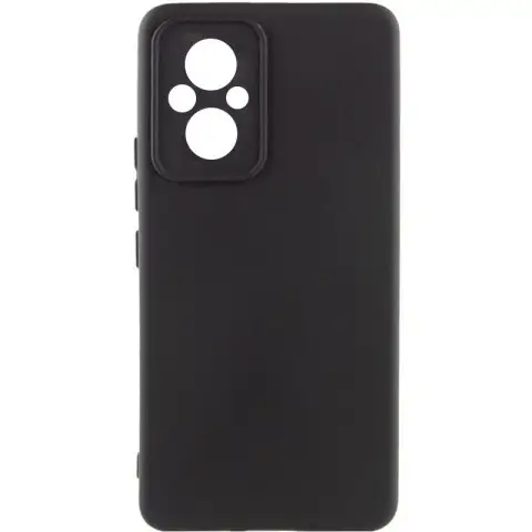 Чохол Silicone Cover Ummi Lakshmi Full Camera (AA) для Xiaomi Poco M5 Чорний / Black