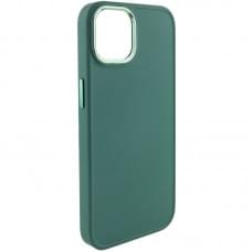 TPU чохол Bonbon Metal Style для Apple iPhone 12 Pro Max (6.7") Зелений / Army green