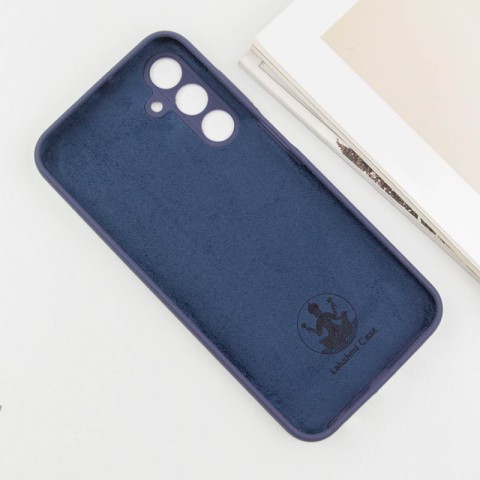 Чохол Silicone Cover Lakshmi Full Camera (AA) для Samsung Galaxy A35 Синій / Midnight Blue