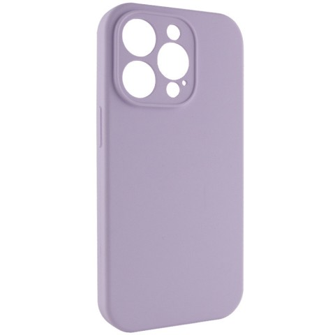 Чохол Silicone Case Full Camera Protective (AA) NO LOGO для Apple iPhone 14 Pro (6.1") Бузковий / Lilac