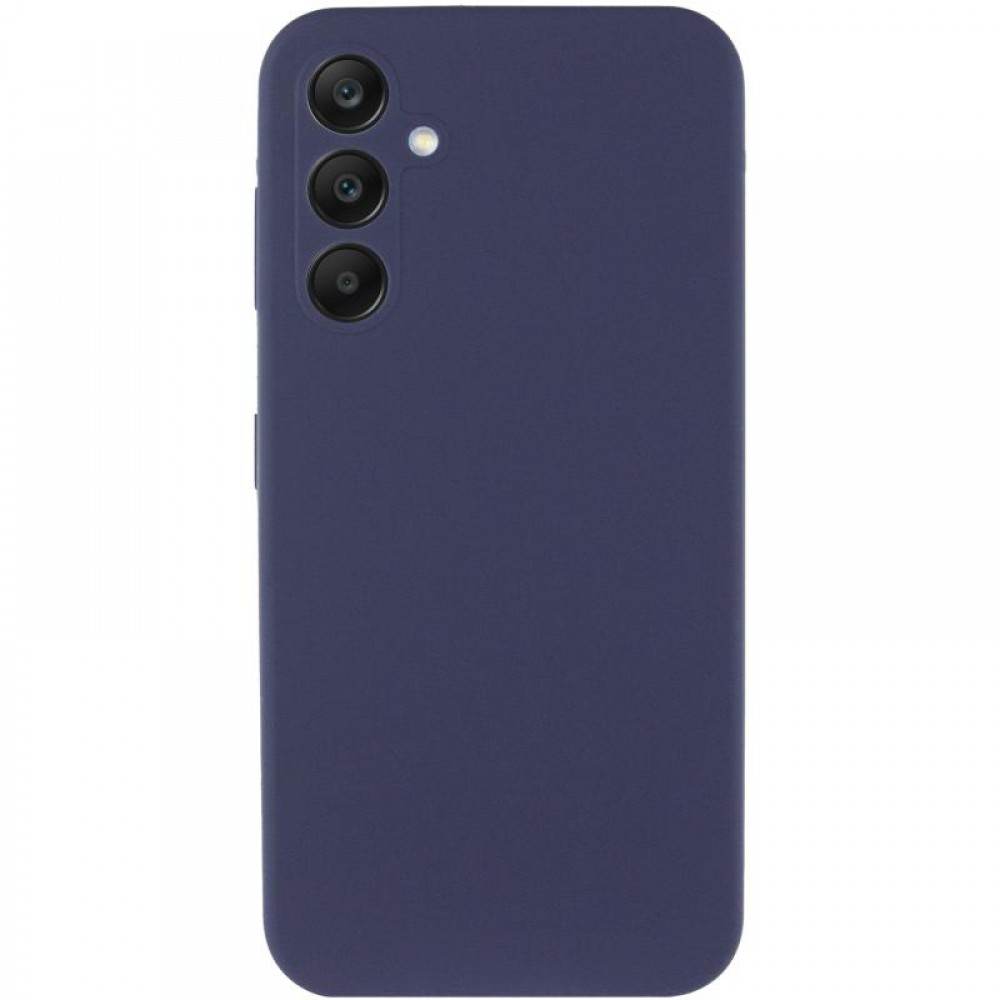 Чохол Silicone Cover Ummi Lakshmi Full Camera (AA) для Samsung Galaxy S24 FE Синій / Midnight Blue