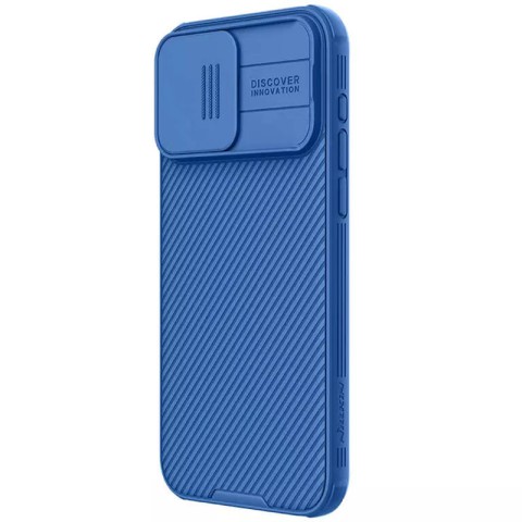 Карбонова накладка Nillkin CamShield Pro для Apple iPhone 15 Pro (6.1") Blue
