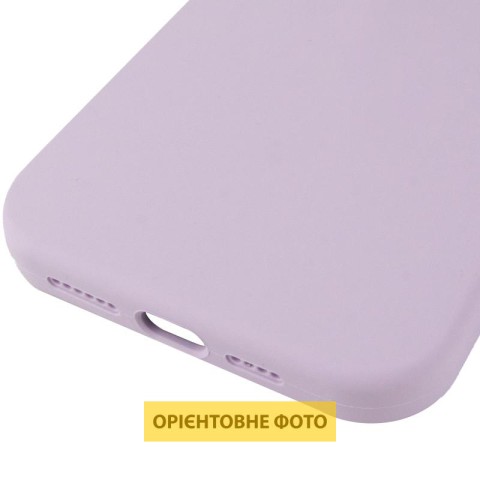 Чохол Silicone Case (AA) Logo with MagSafe для Apple iPhone 17 Pro (6.3") Бузковий / Lilac