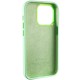 Чохол Silicone Case Metal Buttons (AA) для Apple iPhone 14 Pro (6.1") Зелений / Pistachio