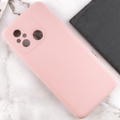 Чохол Silicone Cover Lakshmi Full Camera (AAA) для Xiaomi Redmi 12C Рожевий / Pink Sand
