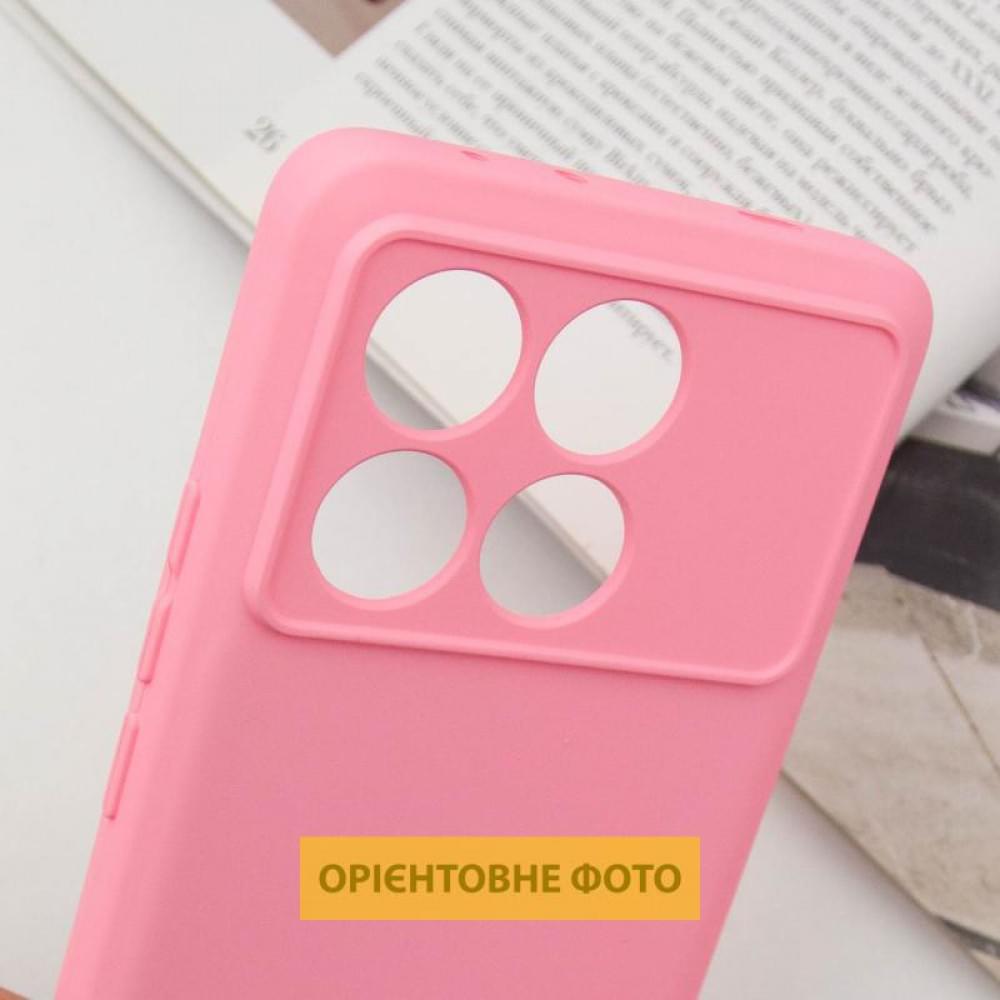 Чохол TPU GETMAN Liquid Silk Full Camera для Xiaomi Poco X6 / Note 13 Pro 5G Рожевий / Pink