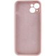 Чохол Silicone Case Full Camera Protective (AA) NO LOGO для Apple iPhone 13 (6.1") Рожевий / Pink Sand