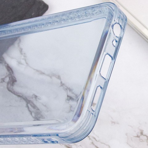 Чохол TPU Starfall Clear для TECNO Spark 8C Блакитний