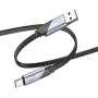 Дата кабель Hoco U119 Machine charging data USB to Type-C 5A (1.2m) Black