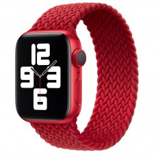 Ремінець Braided Solo Loop (AAA) для Apple watch 42mm/44mm 135mm Червоний