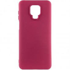Чохол Silicone Cover Lakshmi (AA) для Xiaomi Redmi Note 9s / Note 9 Pro / Note 9 Pro Max Бордовий / Marsala