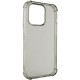 TPU чохол GETMAN Ease logo посилені кути для Apple iPhone 14 Pro Max (6.7") Сірий (прозорий)