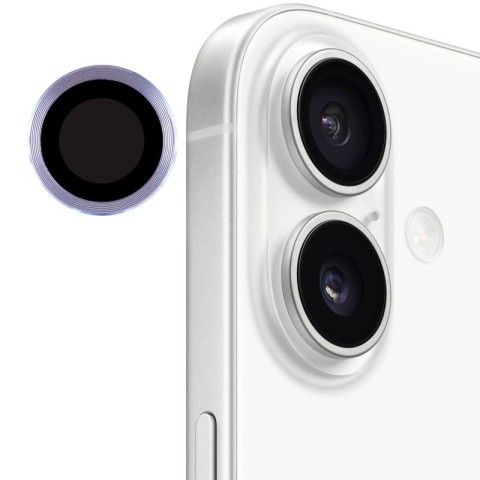 Захисне скло Metal Classic на камеру (у упак.) для Apple iPhone 17 (6.3") Блакитний / Light Blue