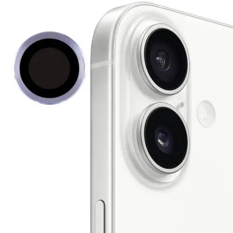 Захисне скло Metal Classic на камеру (у упак.) для Apple iPhone 17 (6.3") Блакитний / Light Blue