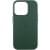 Шкіряний чохол Leather Case (AAA) with MagSafe and Animation для Apple iPhone 16 Pro (6.3") Green