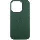 Шкіряний чохол Leather Case (AAA) with MagSafe and Animation для Apple iPhone 16 Pro (6.3") Green